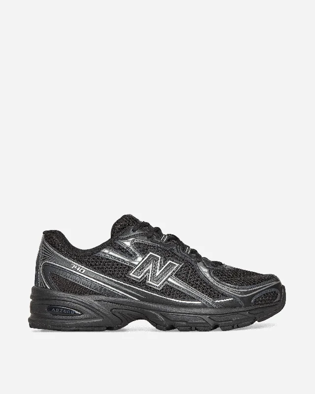 740 Sneakers Black / Silver Metallic