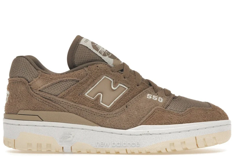 New Balance 550 Suede Mushroom