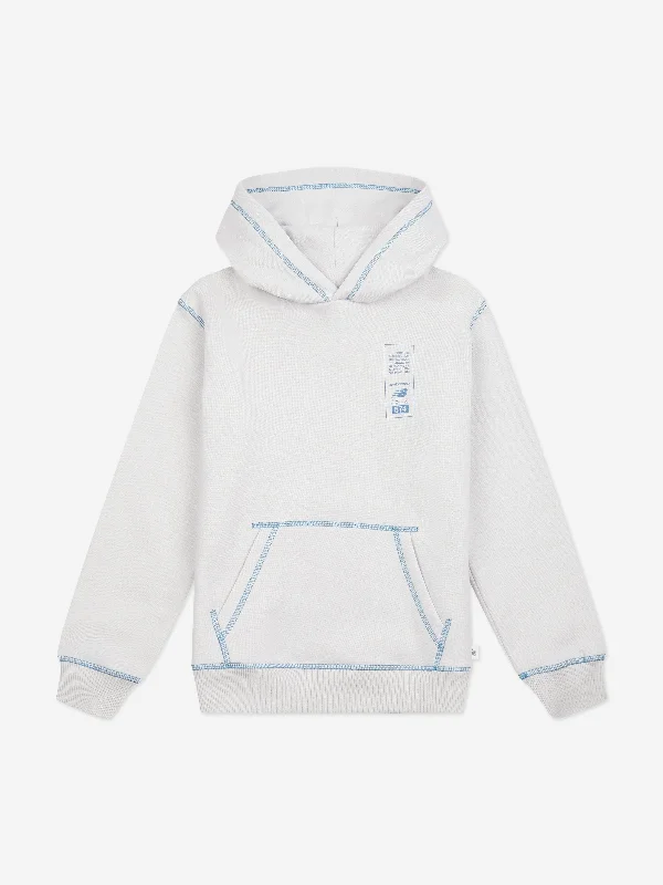 New Balance Boys 574 Diagram Hoodie in Grey