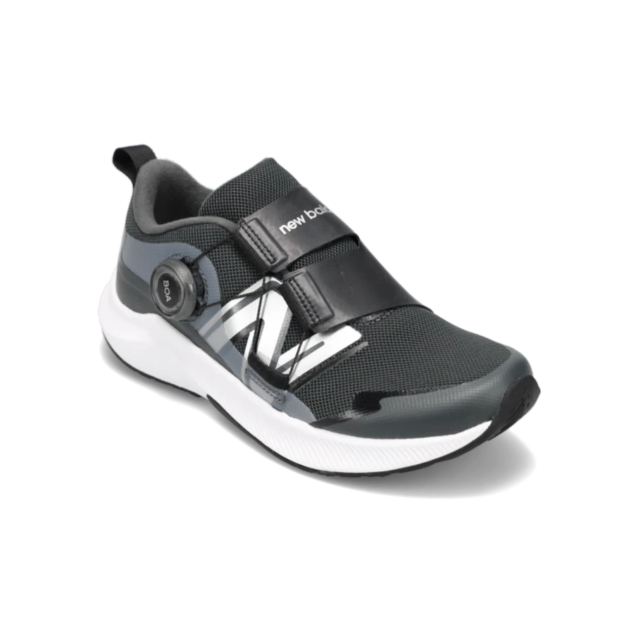 Kid's Grade School DynaSoft Reveal V4 BOA Blacktop/Black/Silver