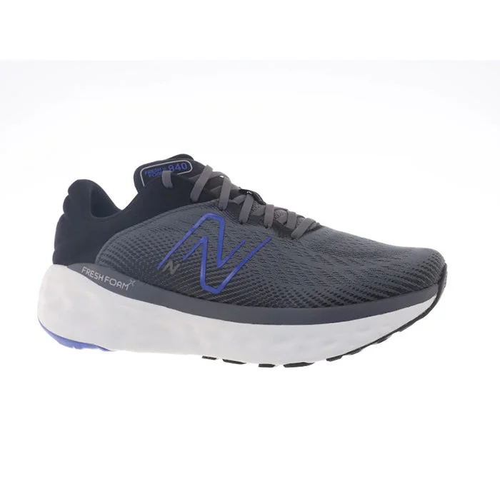 Mens New Balance Fresh Foam X 840V1 in Castlerock/Marine Blue/Black/Silver Metallic