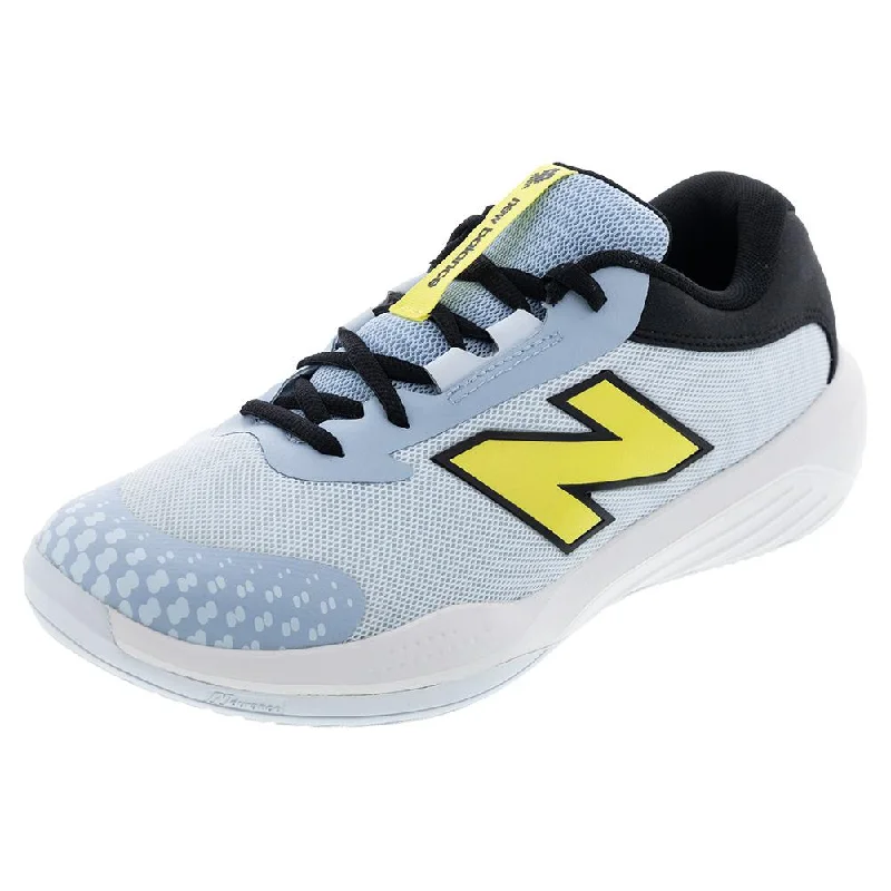 Juniors` 996v6 Tennis Shoes Quarry Blue and Black