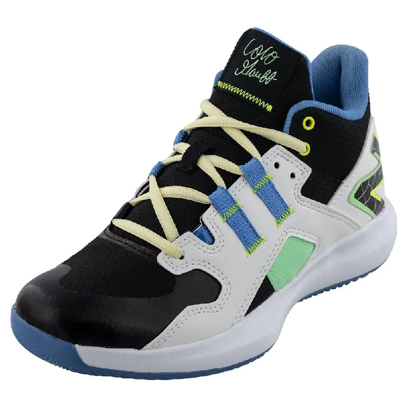 Juniors` Coco CG1 Tennis Shoes Black and Electric Jade