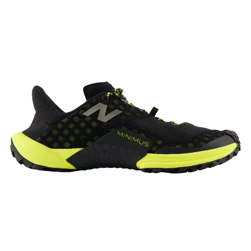 New Balance Men's Minimus Trail Black/Firefly/Ginger Lemon