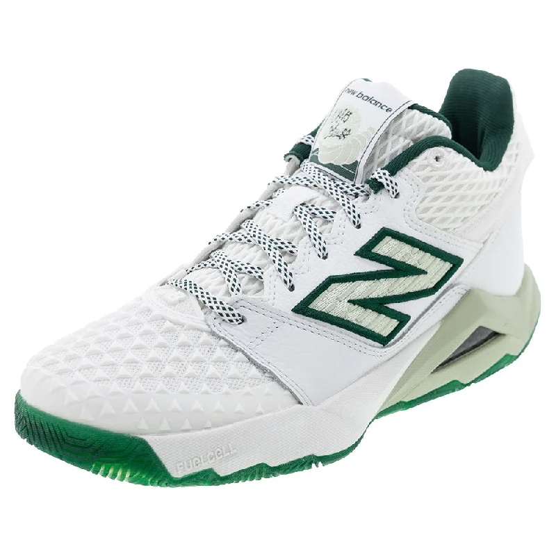 Women`s Coco CG2 D Width Tennis Shoes White and Marsh Green